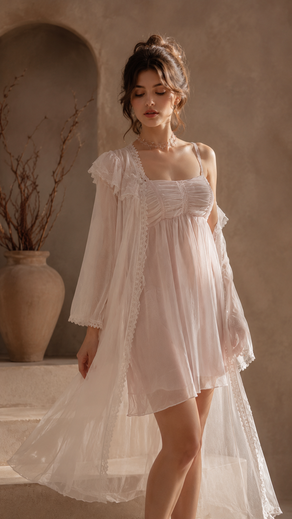 The Parisian Muse Babydoll Set