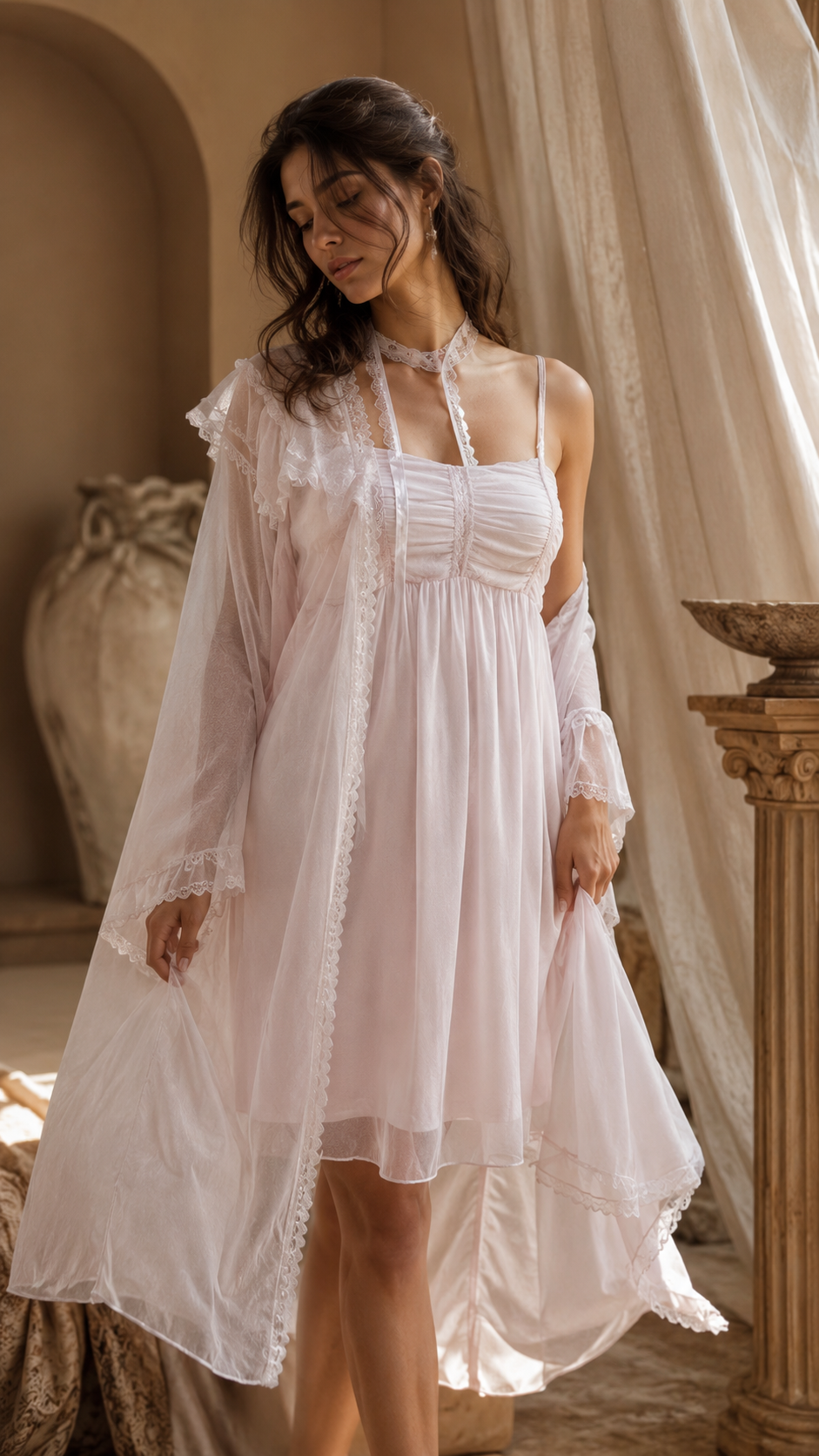 The Parisian Muse Babydoll Set