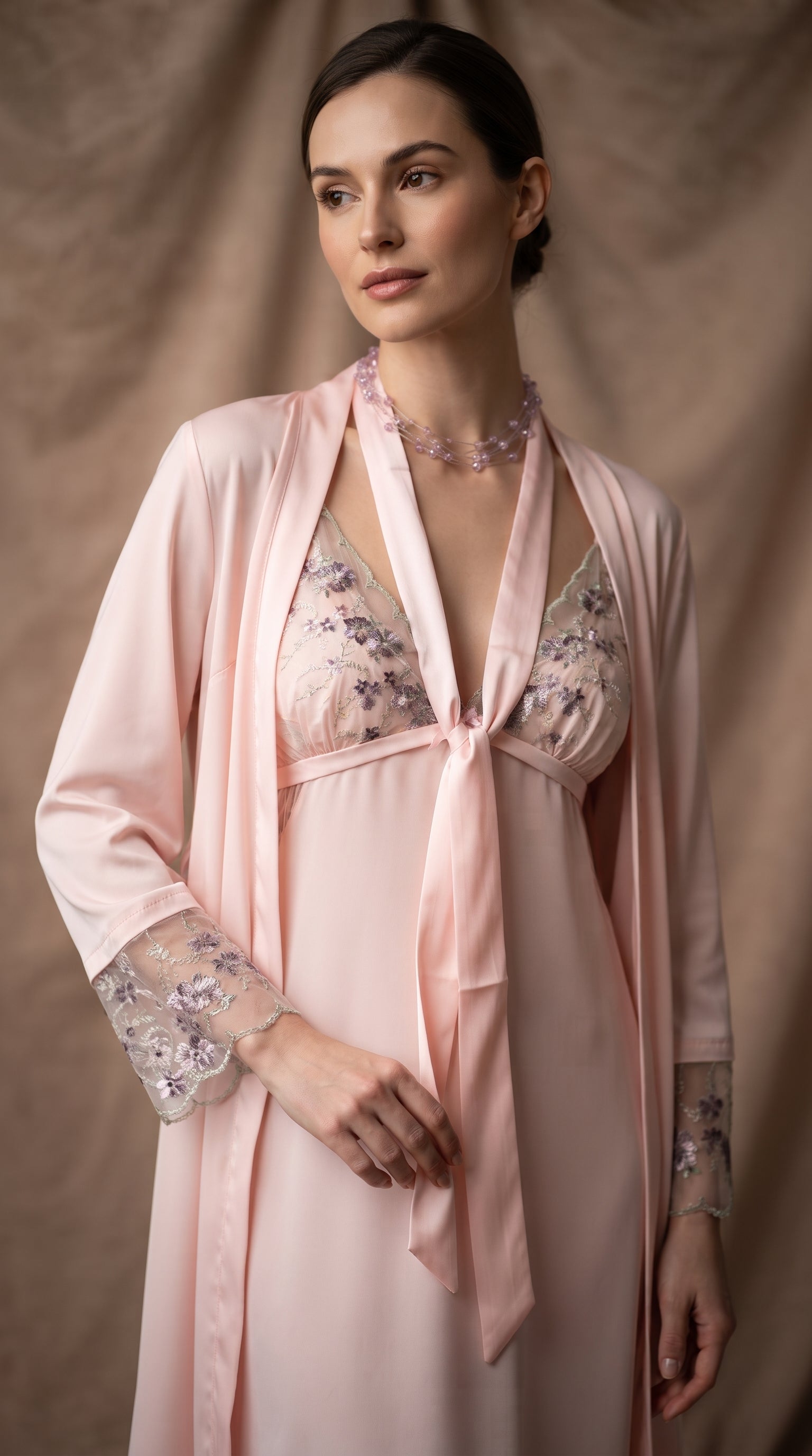 Blush Dynasty Embroidered Set